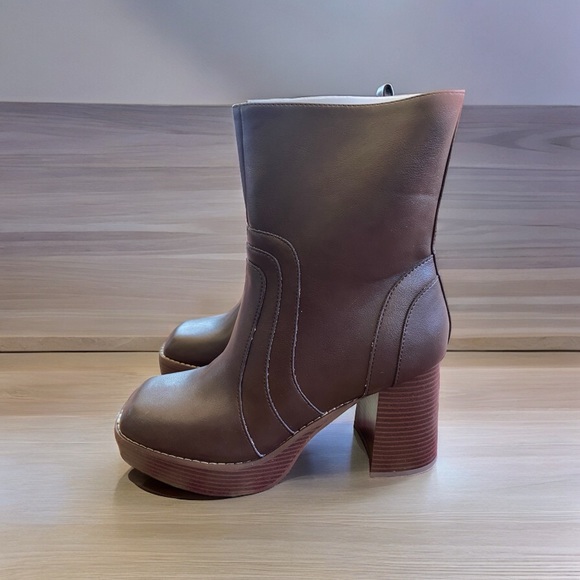 🆕 Ophelia Roe Laney Boots Chocolate Women’s Size 8M & 9M - Picture 2 of 12